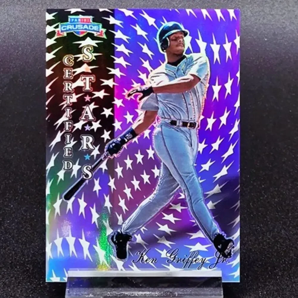 Ken Griffey Jr Bowman's Best Prizm Stars 107/149 Seattle Mariners Star HOF - Picture 4 of 8